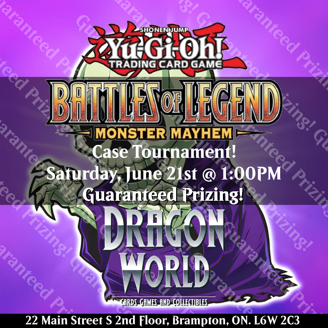 06/21 @ 1:00 pm Monster Mayhem Case Event!